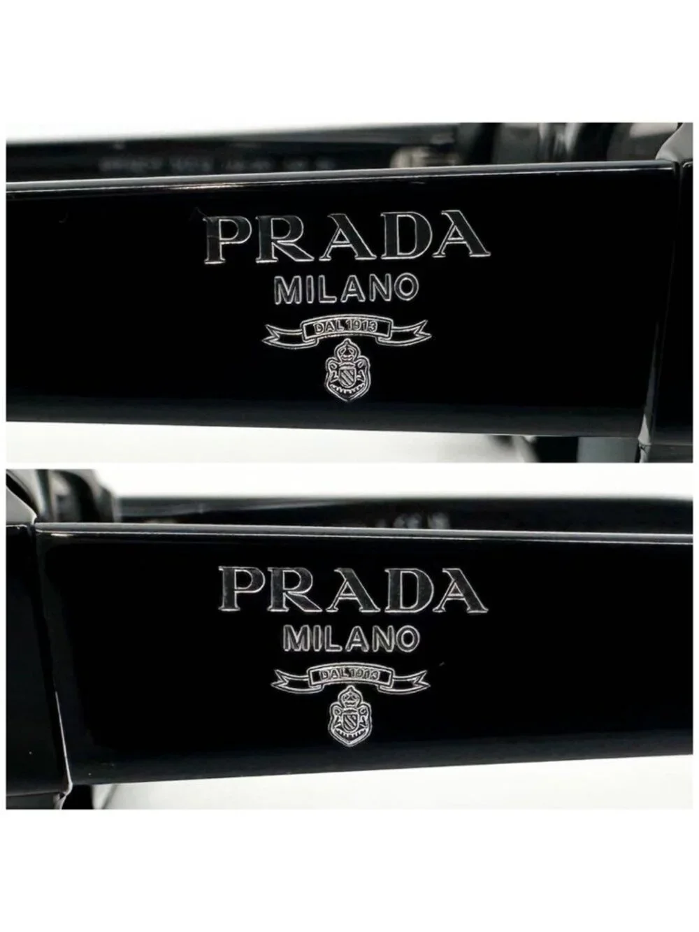 Prada Square Gradient Sunglasses Boston Logo Eyewear